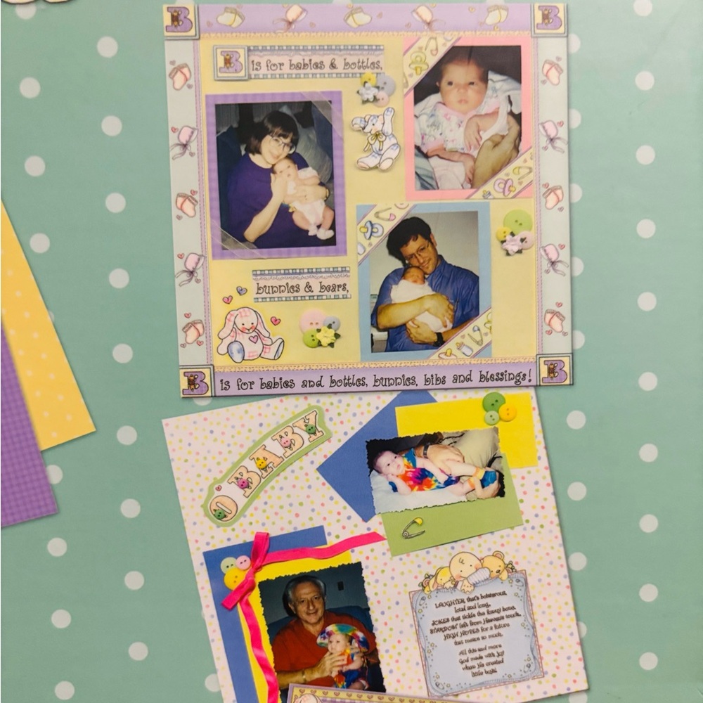 Large Baby Keepsake Scrapbook Keepsake Kit w/ Extras - Picture 11 of 14